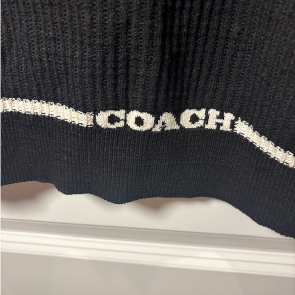 NWT Coach Knit Tank Black L - Picture 3 of 8